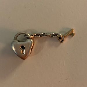 Pandora key to my heart charm
